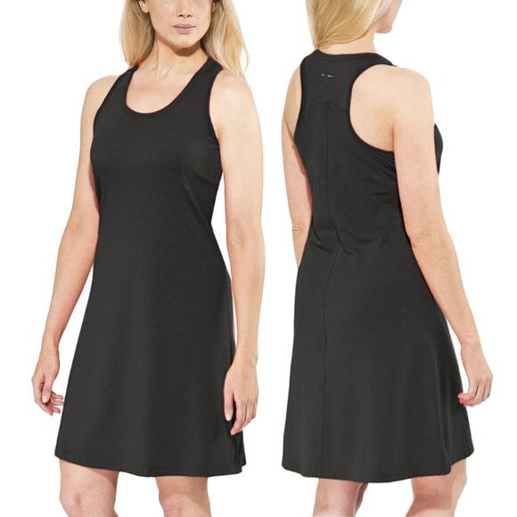 COLUMBIA Saturday Trail II Knit Dress Size Medium Black - Picture 1 of 8